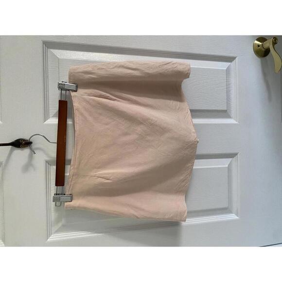 Veronica Beard romantic girlhoodcore pink linen skirt skort size 8 - Picture 6 of 8